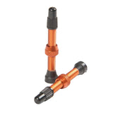 Universal+ Presta Valves, Tall (53mm), Pair, Black