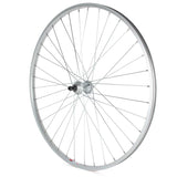 Sta-Tru Double Wall Rear Wheel - 27", QR, 10 x 126mm, Freewheel, Silver
