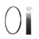 Crest MK4 29" Disc Rim, 32h, Black