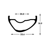 Flow MK4 27.5" Disc Rim, 32h, Black