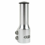 Stem Raiser, 1-1/8" Threadless, Silver