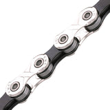 X10 10sp Chain, Silver/Black