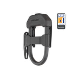 Hiplok DX Bike Lock with Frame Clip Black