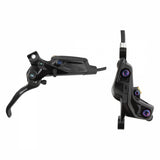 SRAM G2 Ultimate Disc Brake and Lever - Front, Post Mount, Carbon Lever, Titanium Hardware, Gloss Black with Rainbow Hardware, A2