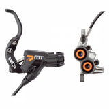 MT7 HC3 Carbon Disc Brake, PM, F or R, Carbon/Orange