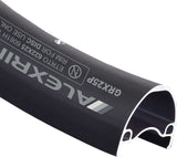 GRX25P 700x28c ALLOY DBBL WALL RIM 36h CSW BLACK TR 25/29.5