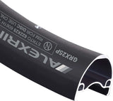 GRX25P 700x28c ALLOY DBBL WALL RIM 36h CSW BLACK TR 25/29.5