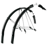 Raceblade Long Fender Set, Black - 18-25mm