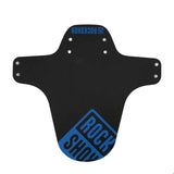 MTB Fender, Short Zip Tie, Black w/Water Blue