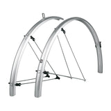 B35 BLUEMELS 700x20/28C FULL-SIZE FENDERS SIL (FITS 650B)