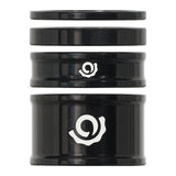 Headset Combo Spacer Kit, 1-1/8", Set/4, Black