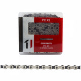 PC-X1 Solid-Pin PL Chain, 118 Link, 11sp, Silver/Black