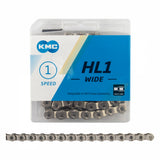 KMC HL1 Wide 100L Single Speed Silver