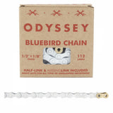 CHAIN ODY 1/2x1/8 BLUEBIRD 1s WH w/1/2LINK