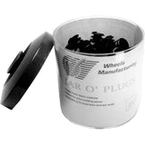 Jar-O-Plugs Bar End Plugs, Black 150/Count