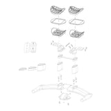 Zipp Vuka Aero Armrest Kit with Pads, both sides