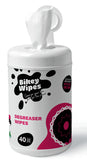 BIKEY WIPES DEGREASER WIPES 40/CANISTER