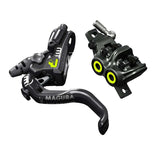 MT7 Pro Carbon Disc Brake, PM, F or R, Carbon/Yellow