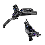 SRAM G2 Ultimate Disc Brake and Lever - Front, Post Mount, Carbon Lever, Titanium Hardware, Gloss Black with Rainbow Hardware, A2