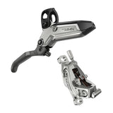 SRAM Level Ultimate Stealth Disc Brake and Lever - Rear, Post Mount, 4-Piston, Carbon Lever, Titanium Hardware, Black/Silver, C1