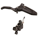 SRAM Level Silver Stealth Disc Brake and Lever - Front, Post Mount, 4-Piston, Aluminum Lever, SS Hardware, Black, C1