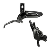 SRAM Level Silver Stealth Disc Brake and Lever - Front, Post Mount, 4-Piston, Aluminum Lever, SS Hardware, Black, C1