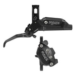 SRAM Maven Silver Disc Brake and Lever - Rear, Post Mount, 4-Piston, Aluminum Lever, SS Hardware, Black, A1