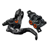 MT7 HC3 Carbon Disc Brake, PM, F or R, Carbon/Orange