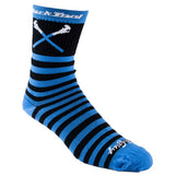 Cycling Socks, SOX-6, 9-13, Black/Blue  NLS