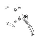 SRAM Level TL Aluminum Lever Blade Assembly, Includes Pivot Pin and Pivot Bushings