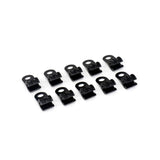 Stealth Brake Line Cable Guide Clips, 10/pack, Black