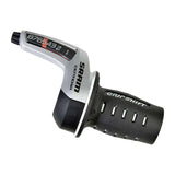 Centera Twist 9sp Rear Shifter, 2:1, Silver/Black