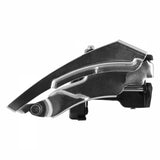 SunRace M300 Front Derailleur - 7/8-Speed, Triple, Dual Pull, 34.9/31.8/28.6mm Clamp Band, Silver