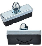 X-TYPE CALIPER BRAKE SHOES BLK 1pr