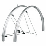 B35 BLUEMELS 700x20/28C FULL-SIZE FENDERS SIL (FITS 650B)