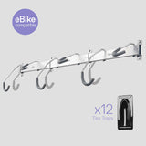 WM6000 SIX BIKE HORIZONTAL WALL MOUNT RACK