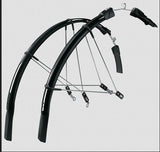 Raceblade Long Fender Set, Black - 18-25mm