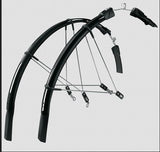 Raceblade Long Fender Set, Black - 18-25mm