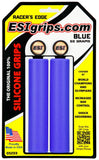 MTB Racer's Edge Silicone Grips, Blue