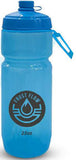 22oz SINGLE WALL BOTTLE W/SMART VALVE CAP AND CARRY LOOP BLUE