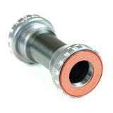 BSA Threaded BB, Road, 24/22mm Angular Contact, Gray
