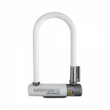 Kryptolok Mini-7 U-Lock", 3.25"x7", 12.7mm, White
