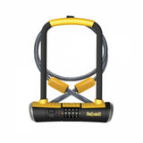 8012C BULLDOG COMBO-DT U-LOCK 4.5 x 9.0" W/4'CABLE