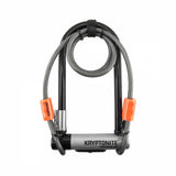 Kryptolok Standard U-Lock w/ Flex Cable, 4"x9", 12.7mm