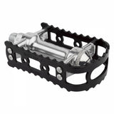 BM-7 ALLOY BMX PEDALS 9/16" SIL/BLK