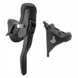Campagnolo Super Record Ergopower EPS Hydraulic Brake/Shift Lever and Disc Caliper - Left/Front, 12-Speed, 160mm Flat Mount Caliper, Black