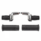 Centera Twist 3x8sp Shifter Set, 2:1, Silver/Black