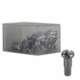 Brass Nipple, 14g/12mm, Silver, Box/100