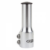 Stem Raiser, 1-1/8" Threadless, Silver