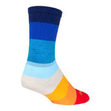 SockGuy Crew 70's Socks - 6", Blue, Small/Medium